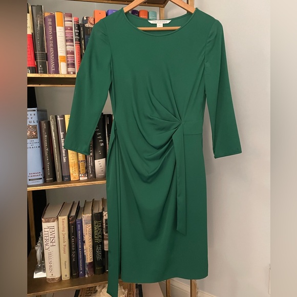 DVF Zoe Silk Tie-Waist Mini Dress - Picture 4 of 12